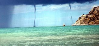 Alanya'da hortum meydana geldi