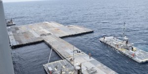 ABD’nin Gazze Kıyısına İnşa Ettiği İskelenin Yapımı Tamamlandı