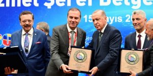Tamer Kıran, Cumhurbaşkanı Erdoğan'dan Hizmet Şeref Belgesi Aldı