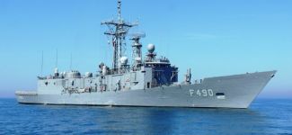 Barbaros'a TCG Gökçeada'dan destek