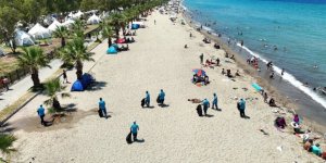 Kuşadası'nda Kurban Bayramı Tatilinin İlk 5 Gününde 1645 Ton Çöp Toplandı