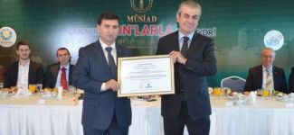 MÜSİAD'dan İÇDAŞ'a çevre ödülü