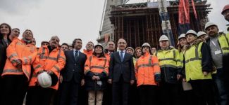 3. Köprü'nün ilk tabliyesi yerleştirildi