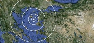 Midilli Adası'nda 4,5 büyüklüğünde deprem meydana geldi