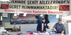 Balıkçıdan Örnek Davranış: Şehit Ailelerine Ücretsiz Balık