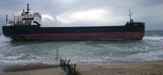 M/V Marina Kıbrıs'ta karaya oturdu