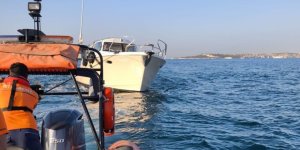 Ortaköy'de Makine Arazı Nedeniyle Sürüklenen Tekne Kurtarıldı