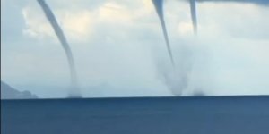 Giresun Açıklarında Hortum Paniği