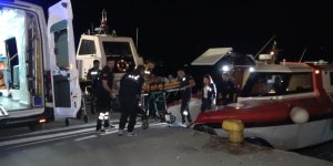 Tekne Kazasında Yaralanan Şahıs Deniz Ambulansı ile Getirildi