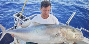 Olta İle 60 Kiloluk Balık Yakaladılar