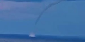 Akdeniz'de Oluşan Hortum Kameraya Yansıdı