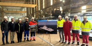 NB1137 Bataryalı Hibrit Feribotun Sac Kesim Töreni Gerçekleştirildi