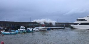 Faroz Limanı'nı Dev Dalgalardan Korumak İçin 21 Tonluk Beton Blokların Dökümü Sürüyor