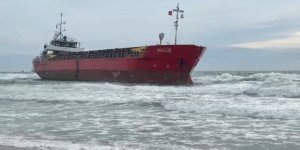 Tekirdağ’da Karaya Oturan Gemi 3 Gündür Bekleyişini Sürdürüyor