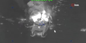 ABD, İran’ın Mayın Gemilerine Yönelik Saldırıların Görüntülerini Yayınladı
