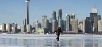 Dünyanın en büyük 'donmuş' gölü