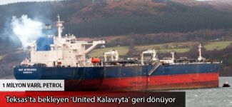 Teksas'ta bekleyen 'United Kalavryta' geri dönüyor