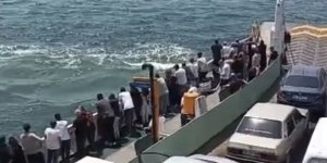 Feribottan Denize Düşen Kişiye Büfe Çalışanından Hayat Kurtaran Müdahale