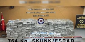 İzmir’de Düzenlenen Operasyonda 764 Kilogram Uyuşturucu Madde Ele Geçirildi