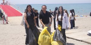 Serik'te Sahil Temizliği Gerçekleştirildi