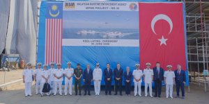 DESAN Malezya İçin İnşa Ettiği İkinci Geminin Kızağa Koyma Törenini Gerçekleştirdi