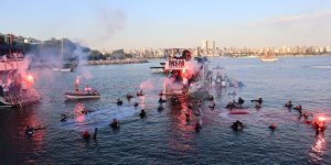 Moda İskelesi'nde Tarihi Kutlama: Kabotaj Bayramı Için 100 Noktada Aynı Anda Daldılar