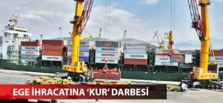 Euro-dolar paritesindeki  gerileme Ege Bölgesi ihracatını da vurdu