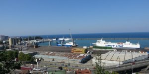Dron Saldırısına Uğrayan Ro-Ro Gemisi Trabzon Limanı’na Demirledi