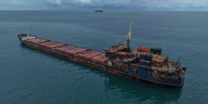Savaşın İzlerini Taşıyan VOLGA-4007 İsimli Gemi Trabzon Açıklarında