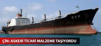 Çin'den Küba'ya giden silahlı gemi açıklaması