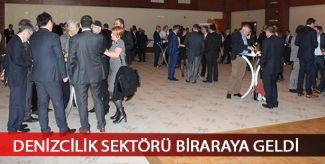 Türk denizcilik sektörü resepsiyonda biraraya geldi