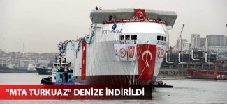 Jeofizik araştırma gemisi "Turkuaz" denize indirildi
