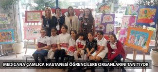 Medicana Çamlıca Hastanesi öğrencilere organlarını tanıtıyor
