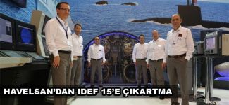 HAVELSAN'dan IDEF 15'e çıkartma
