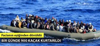 Akdeniz'de bir günde 900 kaçak kurtarıldı