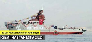 Nene Hatun Acil Durum Müdahale Gemisi'nin açılışı Sefine Tersanesi'nde bugün yapıldı