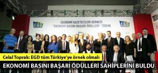 Ekonomi Basını Başarı Ödülleri sahiplerini buldu