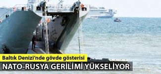 NATO üyesi 17 devletin ortak düzenlediği 'Kılıç Darbesi 2015' deniz tatbikatı başladı