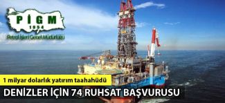 Denizler için 74 başvuru yapıldı