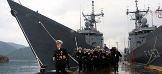 TCG Gemlik, deniz haydutluğuyla mücadele için törenle uğurlandı