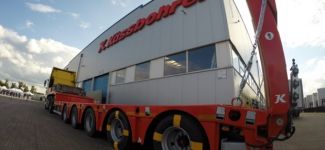 Kässbohrer, Yeni  Low-Bed Dümenleme Sistemini Almanya Goch fabrikasında tanıttı