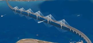 Çanakkale Boğazı'na köprü çalışması başladı