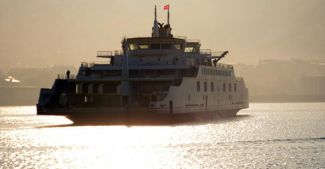 Türkiye'nin en büyük feribotu ilk seferine çıktı