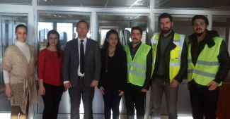 Barbaros Denizcilik Kulübü Evyapport'u ziyaret etti