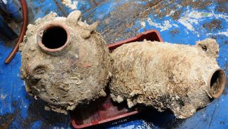 Balıkçıların ağına tarih takıldı