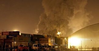 Santos Limanı'nda patlama!