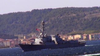 Çanakkale Boğazı'ndan 3 Rus savaş gemisi geçti