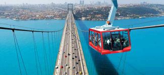 Zincirlikuyu'dan Çamlıca'ya teleferik