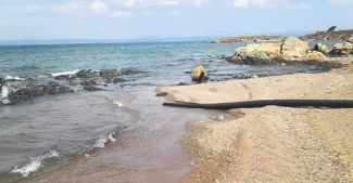 Ayvalık’ın kanalizasyonu denize akıyor
