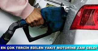 Motorine 7 kuruş zam geldi